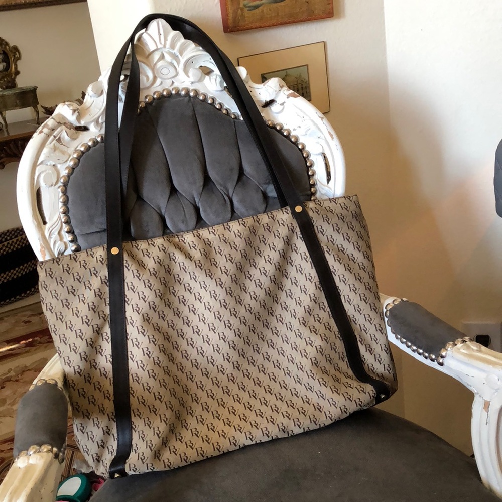 Bottega Veneta jumbo logo tote